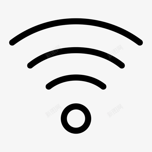 wifi用户界面图标svg_新图网 https://ixintu.com wifi 用户界面