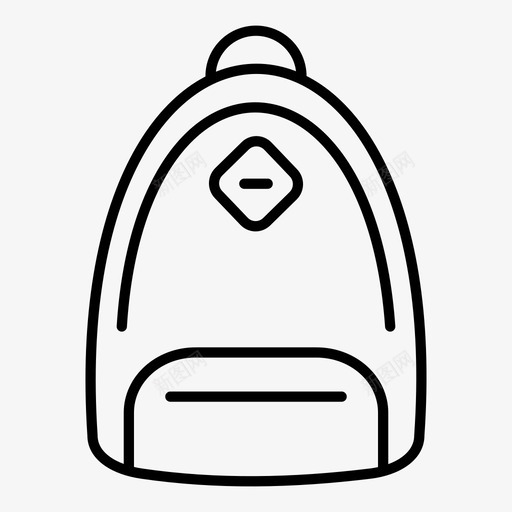 背包冒险假期图标svg_新图网 https://ixintu.com 假期 冒险 学校 旅行 线路 背包