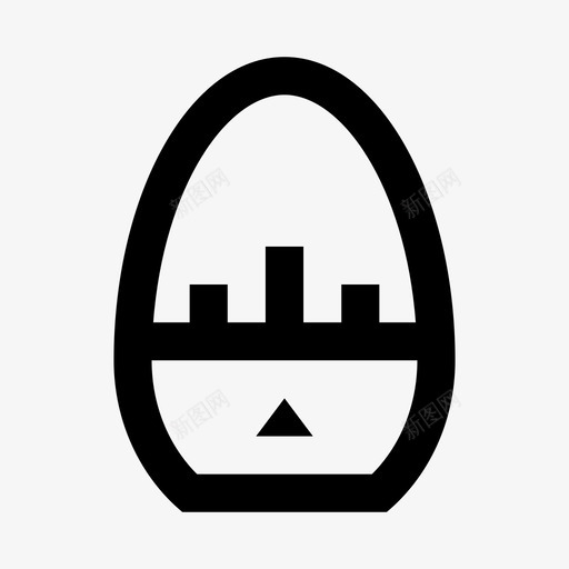 鸡蛋计时器pomodoro生产力图标svg_新图网 https://ixintu.com pomodoro 工作 时间 生产力 生产线 鸡蛋计时器