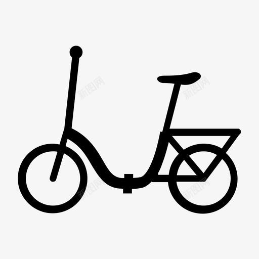 女士折叠自行车自行车骑行图标svg_新图网 https://ixintu.com 女士折叠自行车 自行车 车轮 骑行