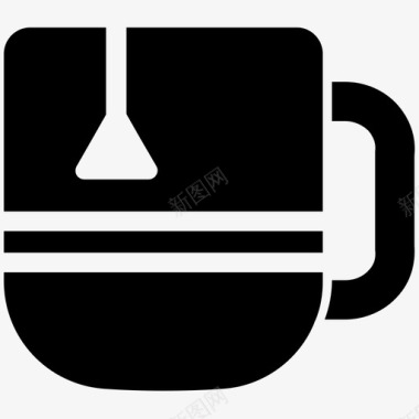 茶咖啡休息杯子图标图标
