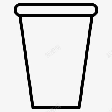 杯子冷的饮料图标图标
