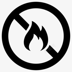 禁火禁火禁止禁止标志图标高清图片