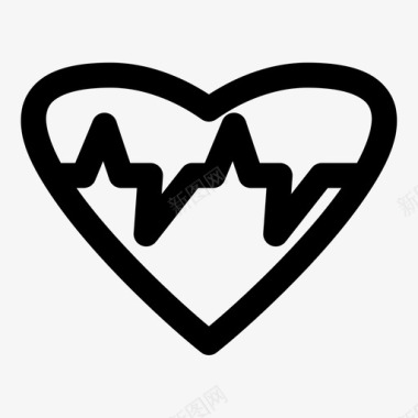 心跳健康病人图标图标