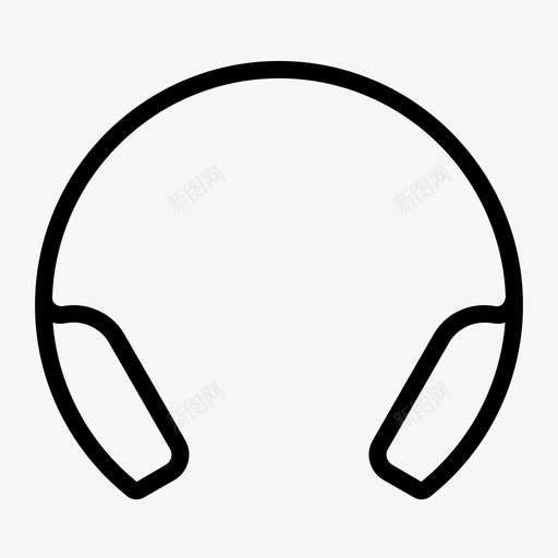 耳机家用听图标svg_新图网 https://ixintu.com 听 家用 耳机 音乐