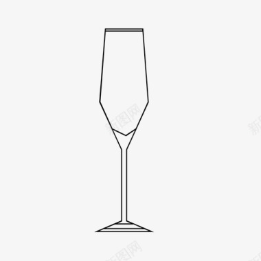 酒吧玻璃饮料玻璃器皿图标图标