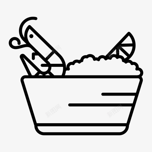 海鲜饭菜肴食物图标svg_新图网 https://ixintu.com 海鲜饭 米饭 菜肴 西班牙菜 食物