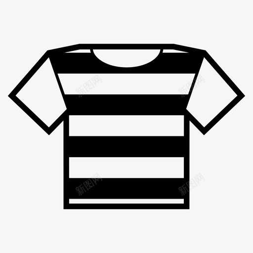 衬衫衣服条纹图标svg_新图网 https://ixintu.com 条纹 衣服 衬衫