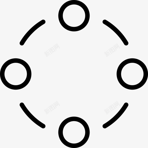 圆形装饰图案图标svg_新图网 https://ixintu.com 位置 图案 圆形 大小 形状 装饰