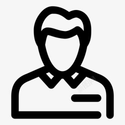 银行客服出纳员出纳职员图标高清图片