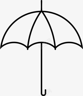 伞雨伞伞保护图标图标