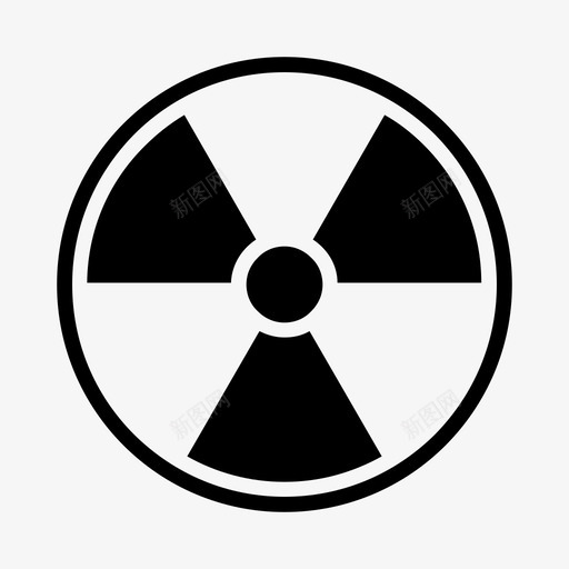 辐射放射性图标svg_新图网 https://ixintu.com 放射性 辐射
