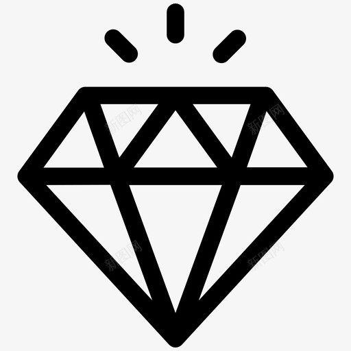 钻石钻石价值购物商行第三卷图标svg_新图网 https://ixintu.com 购物商行第三卷 钻石 钻石价值