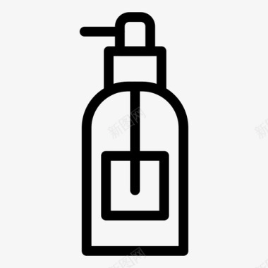 洗发水美容商务图标图标