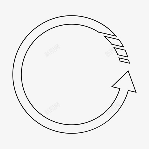 加载缓冲缓慢图标svg_新图网 https://ixintu.com 上传 加载 等待 缓冲 缓慢