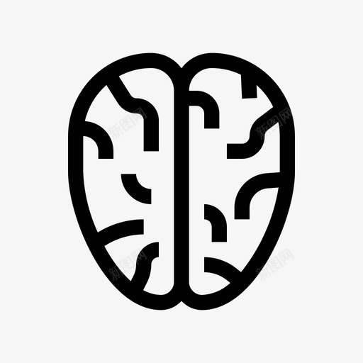 神经科学大脑神经元图标svg_新图网 https://ixintu.com 大脑 思想 神经元 神经科学 科学