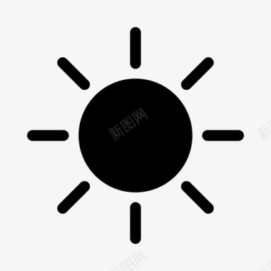 阳光亮度界面元素ios优化图标图标