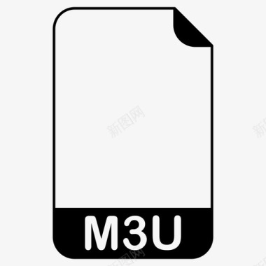 m3u文件文件扩展名文件格式图标图标