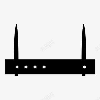 wifi路由器互联网调制解调器图标图标