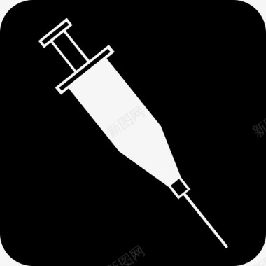 皮下注射针健康医院图标图标