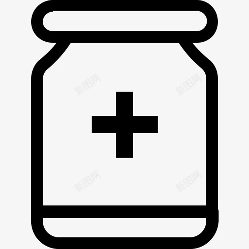 药瓶什么名字的医疗线图标svg_新图网 https://ixintu.com 什么名字的医疗线 药瓶