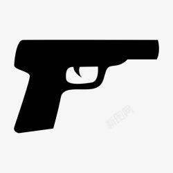 近距离射击声枪枪声射击图标高清图片