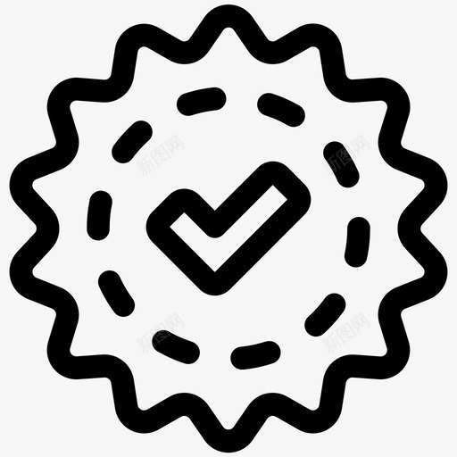 批准批准徽章标签图标svg_新图网 https://ixintu.com 批准 批准徽章 标签 购物商业线第7卷