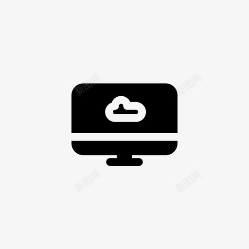 云计算驱动保存图标svg_新图网 https://ixintu.com 云计算 保存 计算机实体 驱动