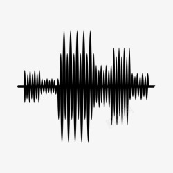 噪音声波音乐声波噪音图标高清图片