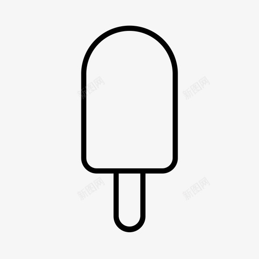 冰激凌冰棍甜的图标svg_新图网 https://ixintu.com 冰棍 冰激凌 甜的