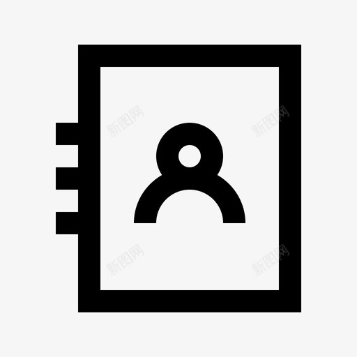 地址簿用户界面元素webgrid图标svg_新图网 https://ixintu.com 地址簿 用户 界面元素webgrid