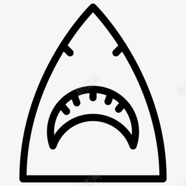 鱼动物鲨鱼图标图标