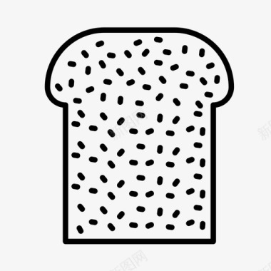 面包面包房咖啡馆图标图标