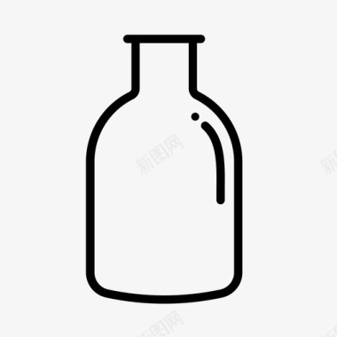 玻璃瓶化学设备图标图标