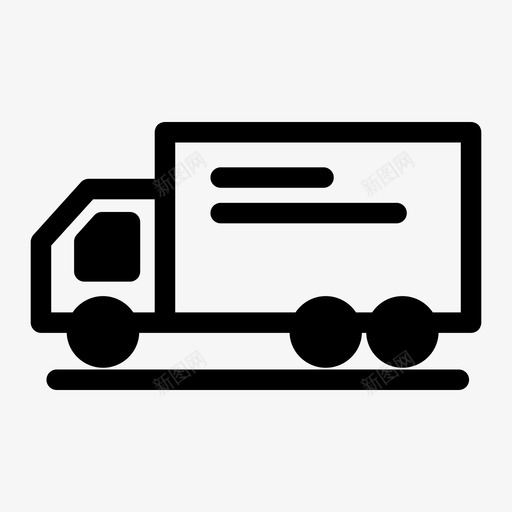 送货车货运货车图标svg_新图网 https://ixintu.com 货车 货运 送货车