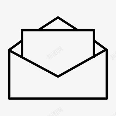 邮资信件信封图标图标