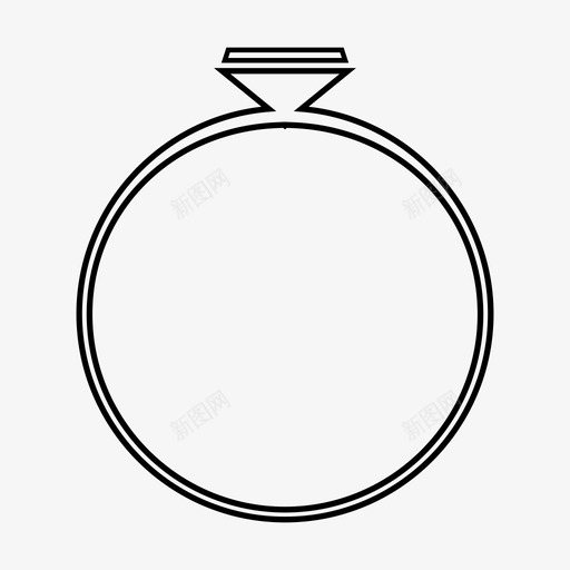 钻戒昂贵戒指图标svg_新图网 https://ixintu.com 婚礼 戒指 昂贵 结婚戒指 钻戒