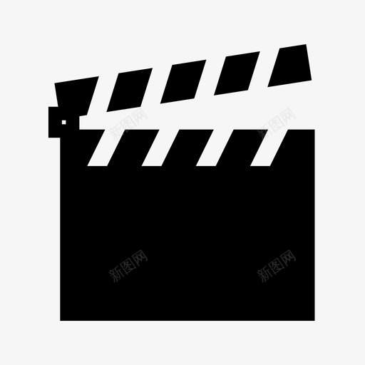 隔板电影院电影摄影图标svg_新图网 https://ixintu.com 制作 电影 电影摄影 电影院 隔板