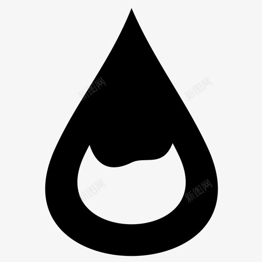 水滴清洁环境图标svg_新图网 https://ixintu.com 水 水图标 水滴 清洁 环境 自然
