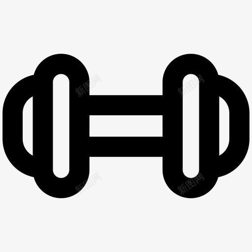 运动哑铃健身房图标svg_新图网 https://ixintu.com 健身房 哑铃 运动