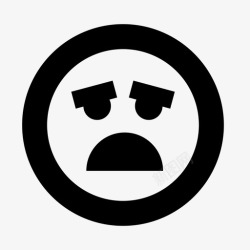 心急如焚心急如焚的脸表情符号表情图标高清图片