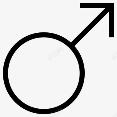 男性性别性图标图标