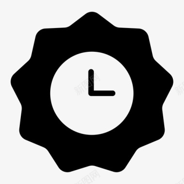 时间表时钟日期图标图标