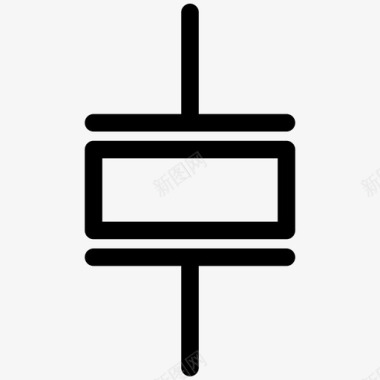 晶体振荡器电子符号概述图标图标