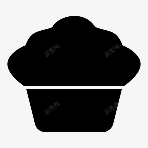 松饼烘焙纸杯蛋糕图标svg_新图网 https://ixintu.com 松饼 烘焙 甜点 纸杯蛋糕 食物