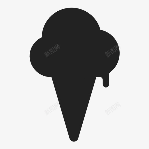 冰淇淋筒儿童巧克力图标svg_新图网 https://ixintu.com 儿童 冰淇淋 冰淇淋筒 夏天 巧克力 食物
