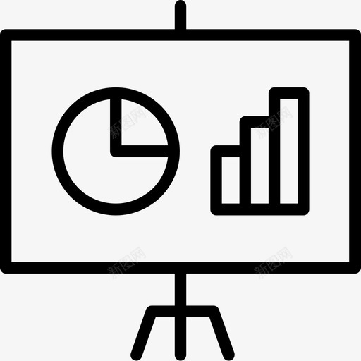 演示板图图标svg_新图网 https://ixintu.com 信息图 图 幻灯片 教育学校大纲 板 演示 营销