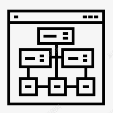 数据组织数据分析数据架构图标图标