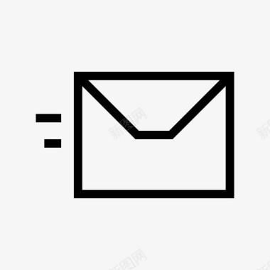 发送消息邮件接口元素瘦图标图标