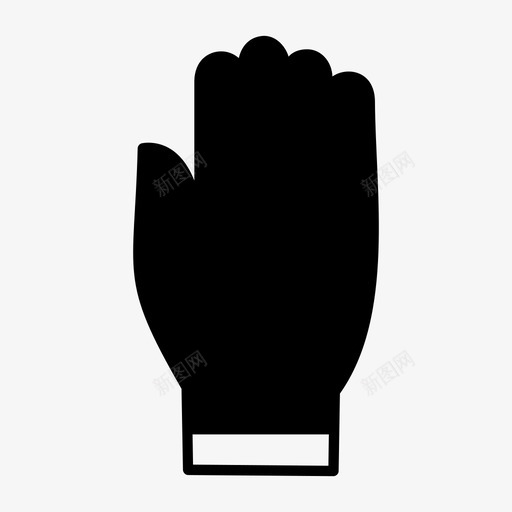 手手指五个手指图标svg_新图网 https://ixintu.com 五个手指 手 手势 手指
